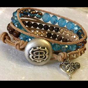 Completely Handmade Triple Wrap Bracelet